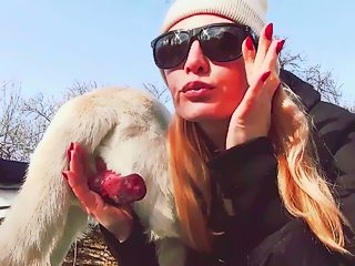 Outside dog porn