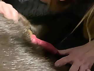 Woman dog sex
