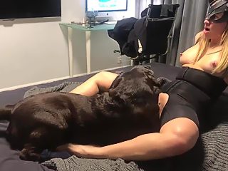 Woman dog sex