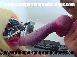 Sucking dogs dick in slowmotion